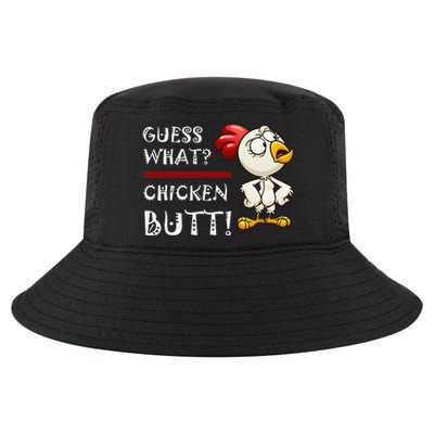 Funny Guess What Chicken Butt! Design Cool Comfort Performance Bucket Hat