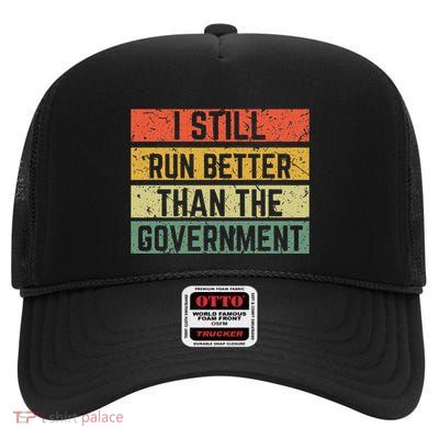 Funny Government Wheelchair Disability Handicap Amputee Gift High Crown Mesh Back Trucker Hat