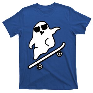 Funny Ghost With Skateboard Design Gift T-Shirt