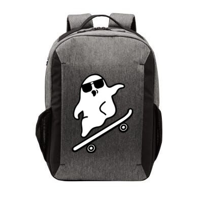 Funny Ghost With Skateboard Design Gift Vector Backpack