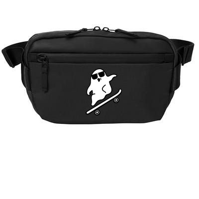 Funny Ghost With Skateboard Design Gift Crossbody Pack