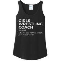 Funny Girls Wrestling Coach Definition  Ladies Essential Tank