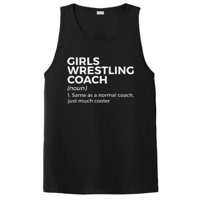 Funny Girls Wrestling Coach Definition  PosiCharge Competitor Tank