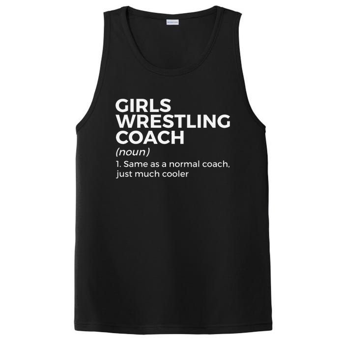 Funny Girls Wrestling Coach Definition  PosiCharge Competitor Tank