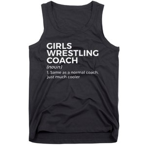 Funny Girls Wrestling Coach Definition  Tank Top