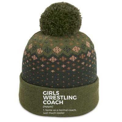 Funny Girls Wrestling Coach Definition  The Baniff Cuffed Pom Beanie