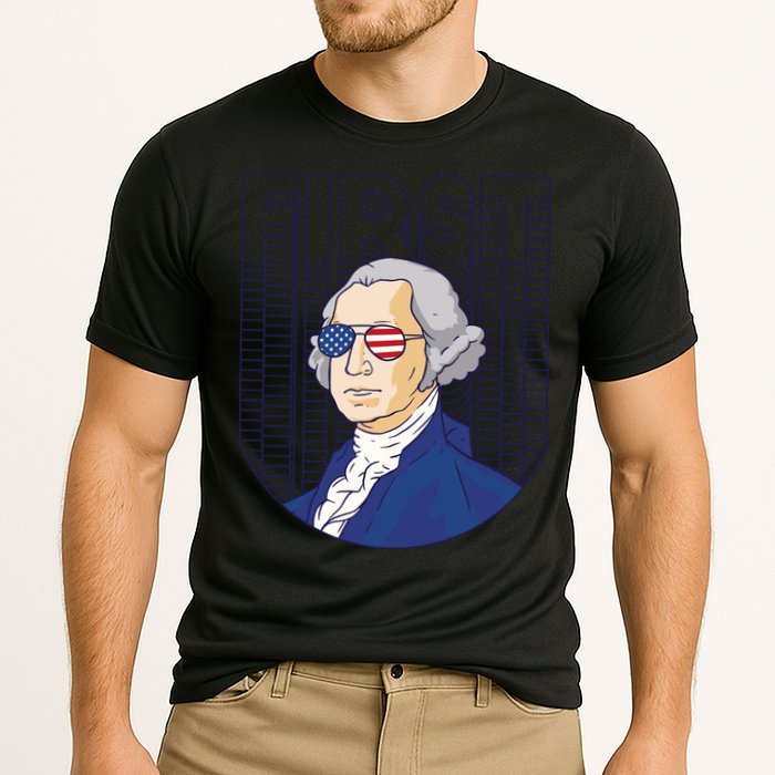 First George Washington Retro Cooling Performance Crew T-Shirt