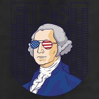First George Washington Retro Adult Drive Performance Visor