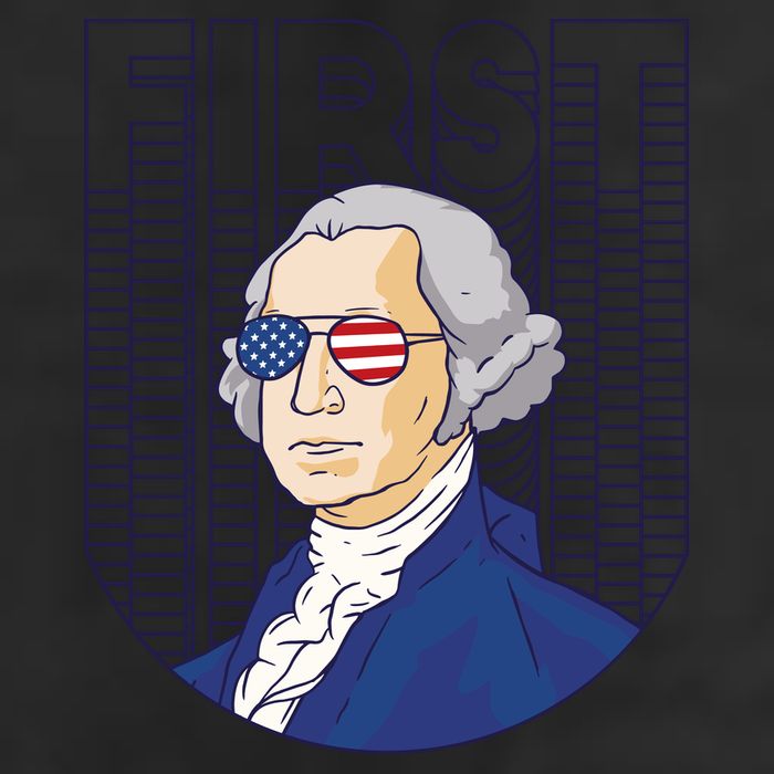 First George Washington Retro Adult Drive Performance Visor