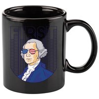 First George Washington Retro 11oz C Handle Ceramic Mug
