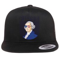 First George Washington Retro Flat Bill Trucker Hat