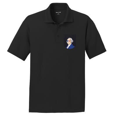 First George Washington Retro PosiCharge RacerMesh Polo