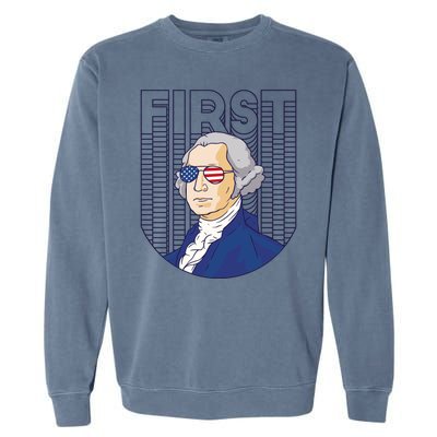 First George Washington Retro Garment-Dyed Sweatshirt