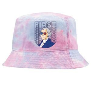 First George Washington Retro Tie-Dyed Bucket Hat