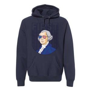 First George Washington Retro Premium Hoodie