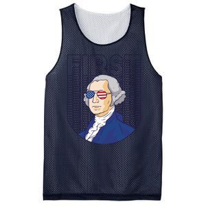 First George Washington Retro Mesh Reversible Basketball Jersey Tank