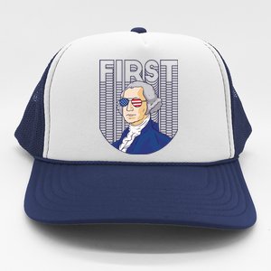 First George Washington Retro Trucker Hat