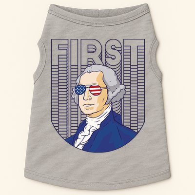 First George Washington Retro Doggie Tank