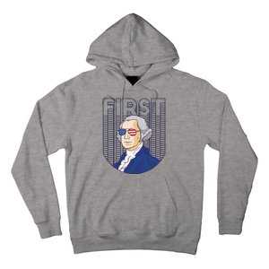 First George Washington Retro Hoodie