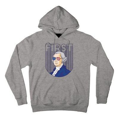 First George Washington Retro Hoodie