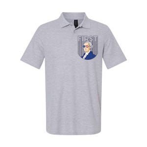 First George Washington Retro Softstyle Adult Sport Polo