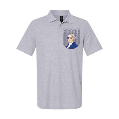 First George Washington Retro Softstyle Adult Sport Polo