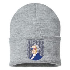 First George Washington Retro Sustainable Knit Beanie