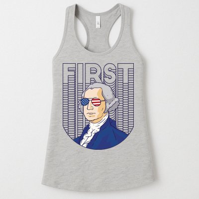 First George Washington Retro Womens Tank Top