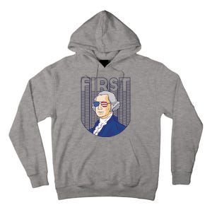 First George Washington Retro Tall Hoodie