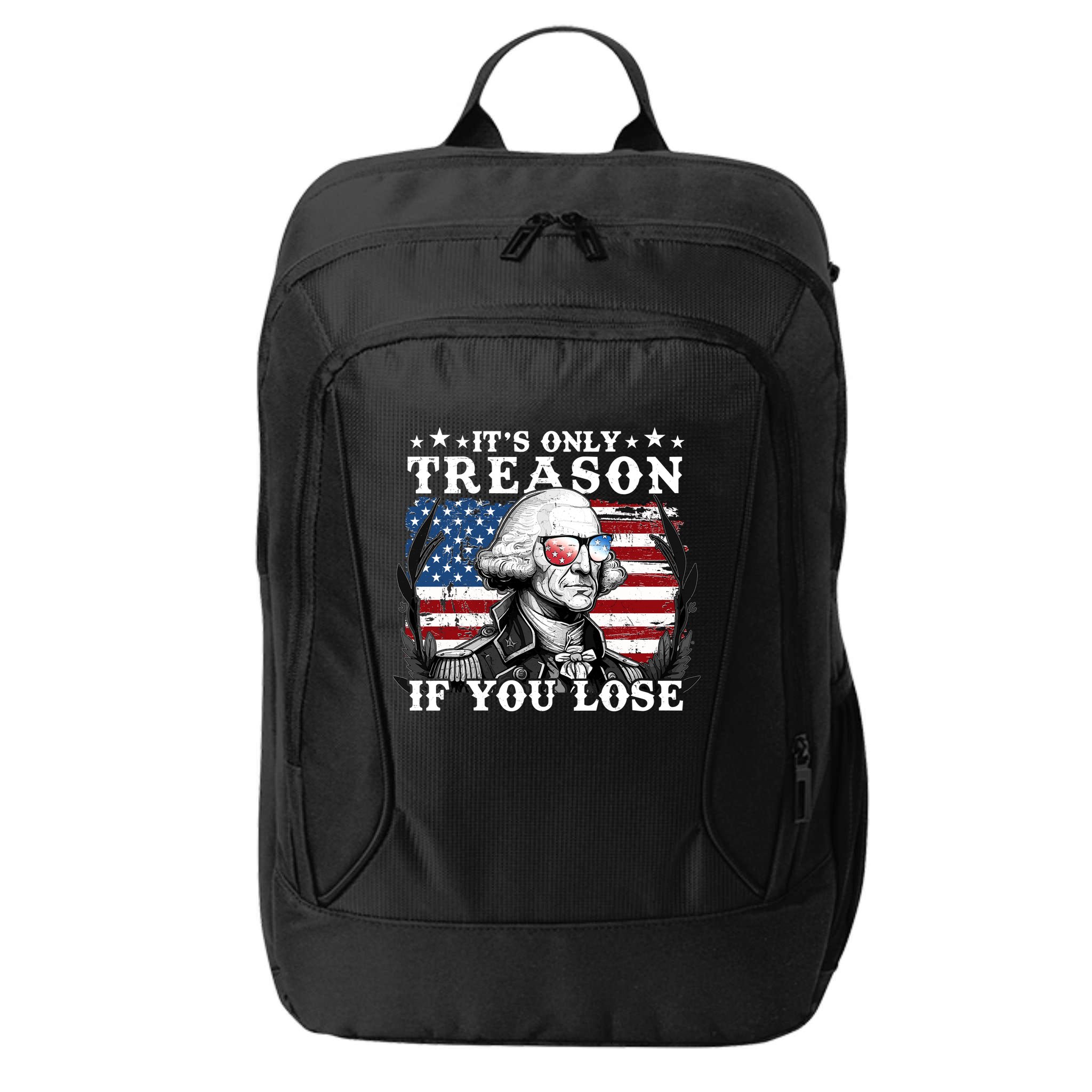 Funny George Washington Its Only Treason If You Lose City Backpack