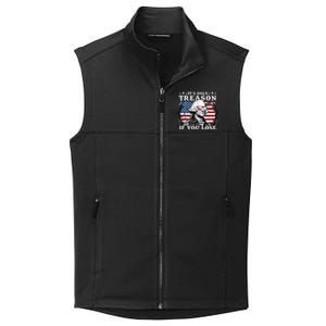 Funny George Washington Its Only Treason If You Lose Collective Smooth Fleece Vest