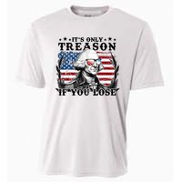 Funny George Washington Its Only Treason If You Lose Cooling Performance Crew T-Shirt