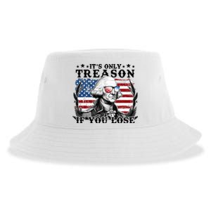 Funny George Washington Its Only Treason If You Lose Sustainable Bucket Hat