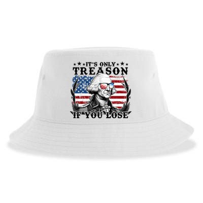 Funny George Washington Its Only Treason If You Lose Sustainable Bucket Hat