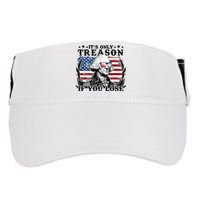 Funny George Washington Its Only Treason If You Lose Adult Drive Performance Visor