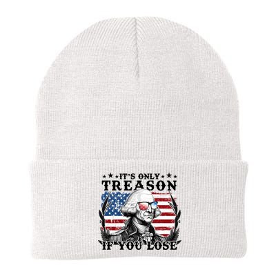 Funny George Washington Its Only Treason If You Lose Beanie