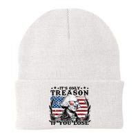 Funny George Washington Its Only Treason If You Lose Knit Cap Winter Beanie