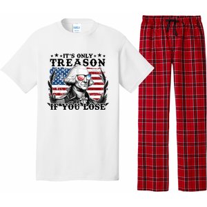 Funny George Washington Its Only Treason If You Lose Pajama Set