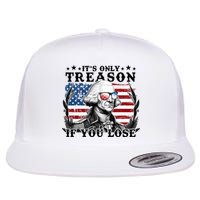 Funny George Washington Its Only Treason If You Lose Flatbill Hat