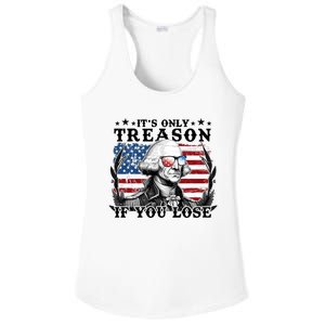 Funny George Washington Its Only Treason If You Lose Ladies PosiCharge Competitor Racerback Tank