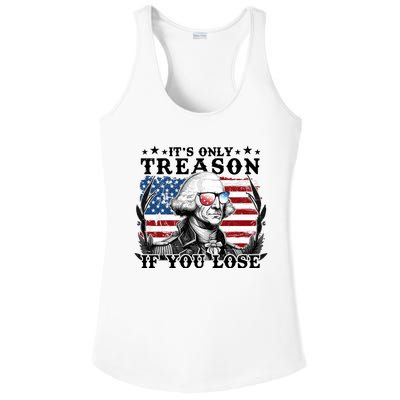 Funny George Washington Its Only Treason If You Lose Ladies PosiCharge Competitor Racerback Tank