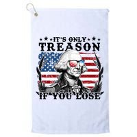 Funny George Washington Its Only Treason If You Lose Golf Towel