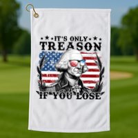 Funny George Washington Its Only Treason If You Lose Golf Towel