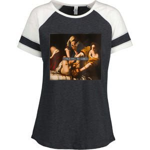 Feminism Girl Will Be Girl Judith Holofernes Funny Enza Ladies Jersey Colorblock Tee