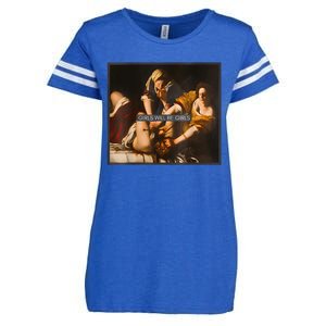 Feminism Girl Will Be Girl Judith Holofernes Funny Enza Ladies Jersey Football T-Shirt