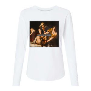 Feminism Girl Will Be Girl Judith Holofernes Funny Womens Cotton Relaxed Long Sleeve T-Shirt