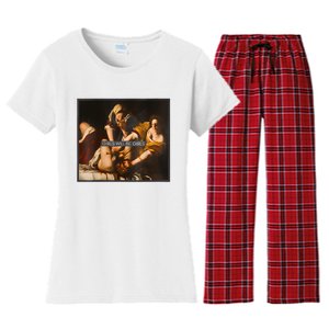 Feminism Girl Will Be Girl Judith Holofernes Funny Women's Flannel Pajama Set