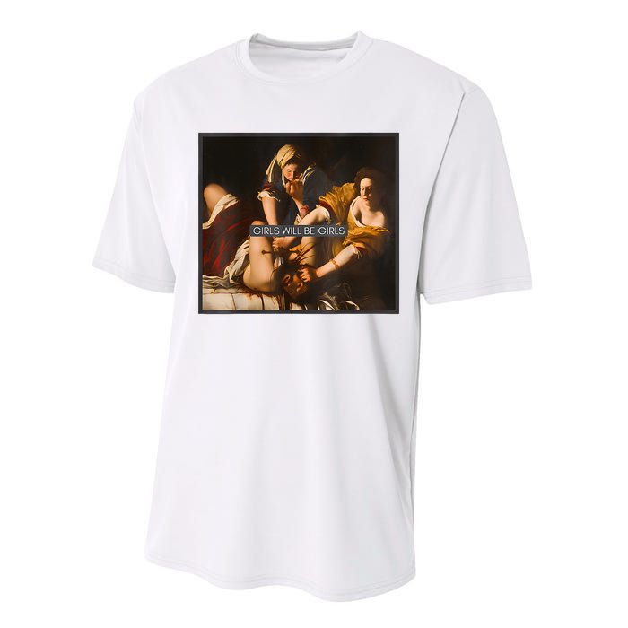 Feminism Girl Will Be Girl Judith Holofernes Funny Performance Sprint T-Shirt