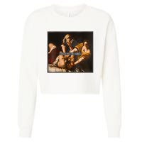 Feminism Girl Will Be Girl Judith Holofernes Funny Cropped Pullover Crew