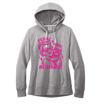 Feral Girl Women Women's Fleece Hoodie